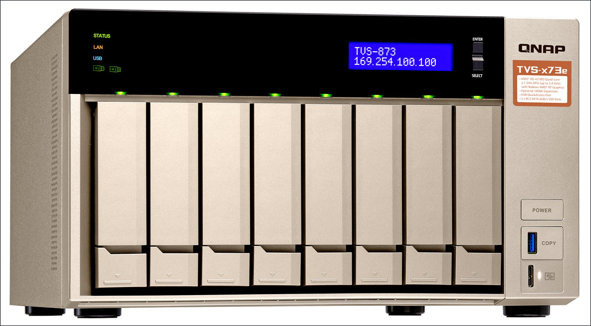 Serwery NAS TVS-x73e 4